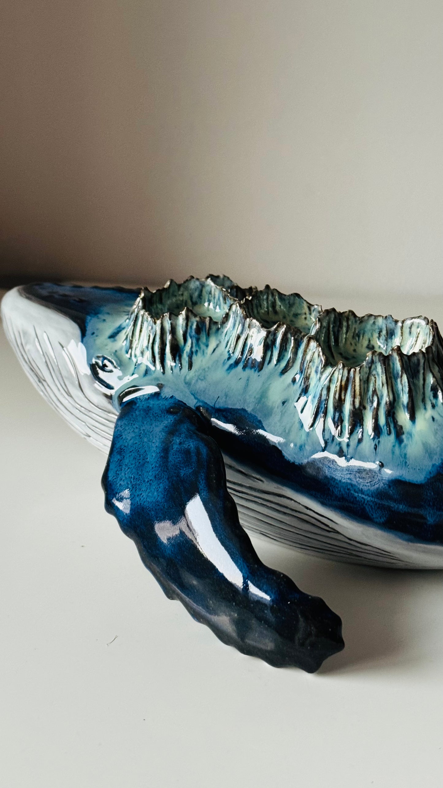 Humpback Whale Candle Holder