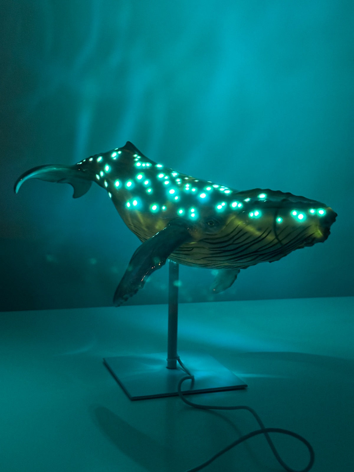 Humpback Whale Lamp (Kintsugi)