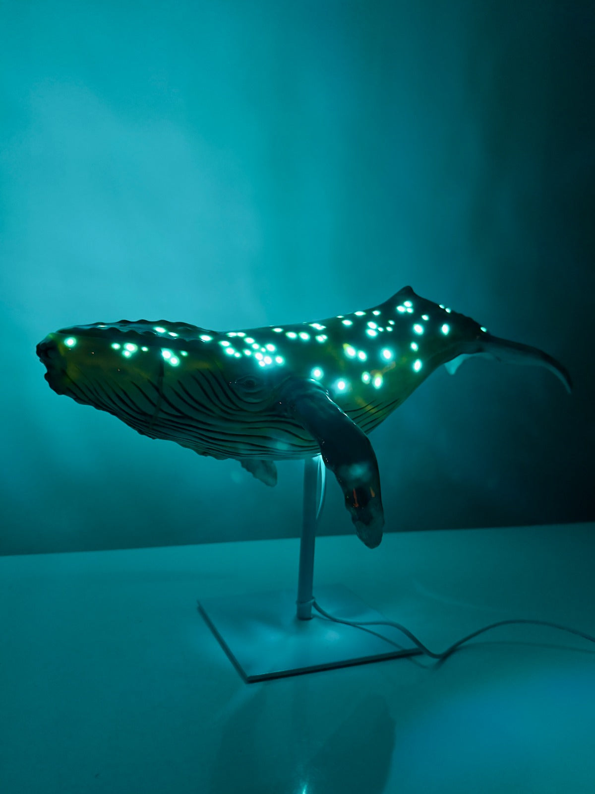 Humpback Whale Lamp (Kintsugi)