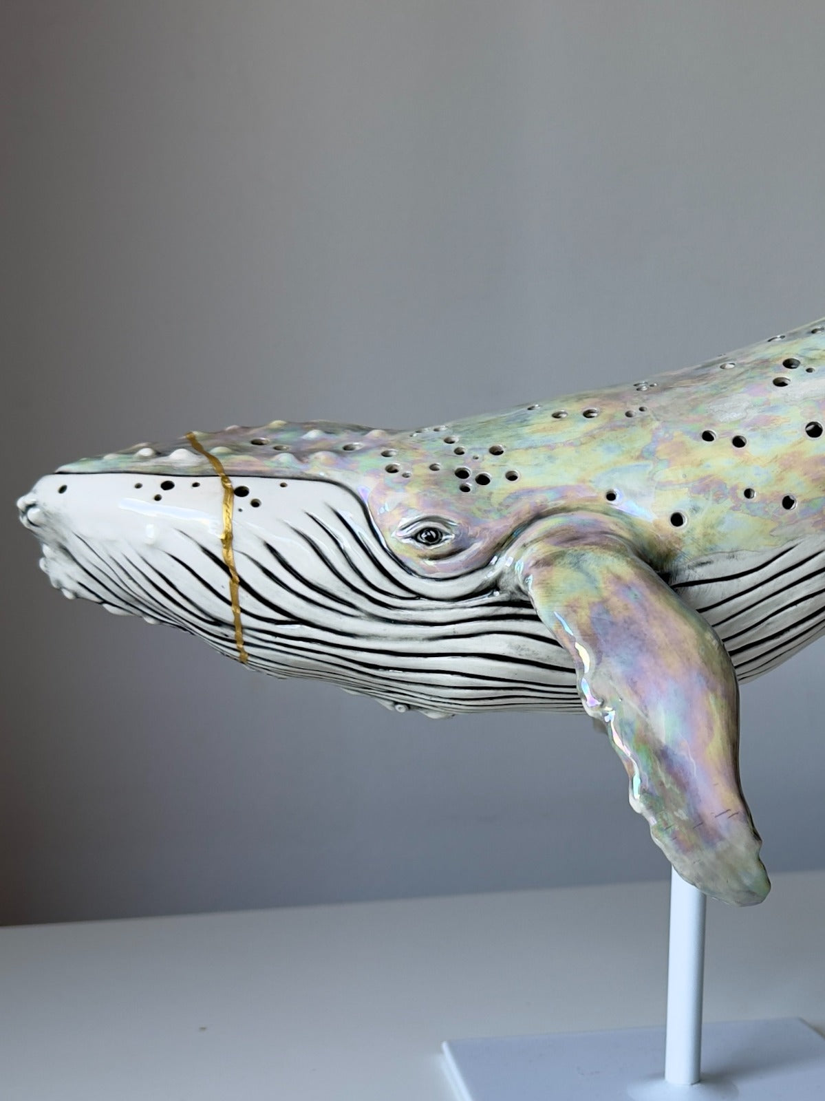 Humpback Whale Lamp (Kintsugi)