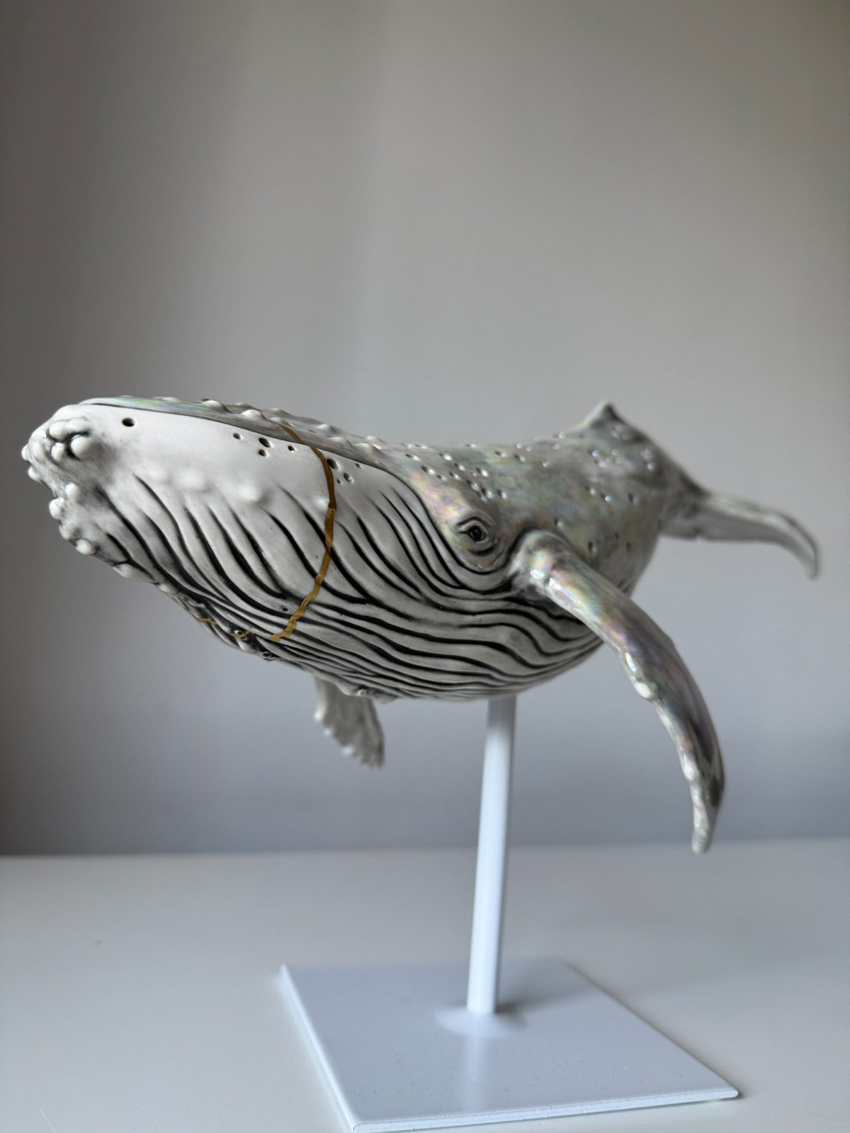 Humpback Whale Lamp (Kintsugi)
