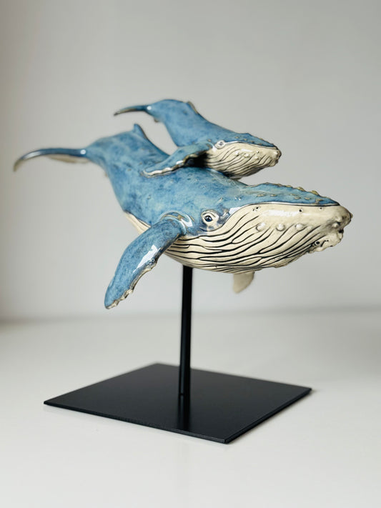 Big Humpback Whale (Mother and Calf)