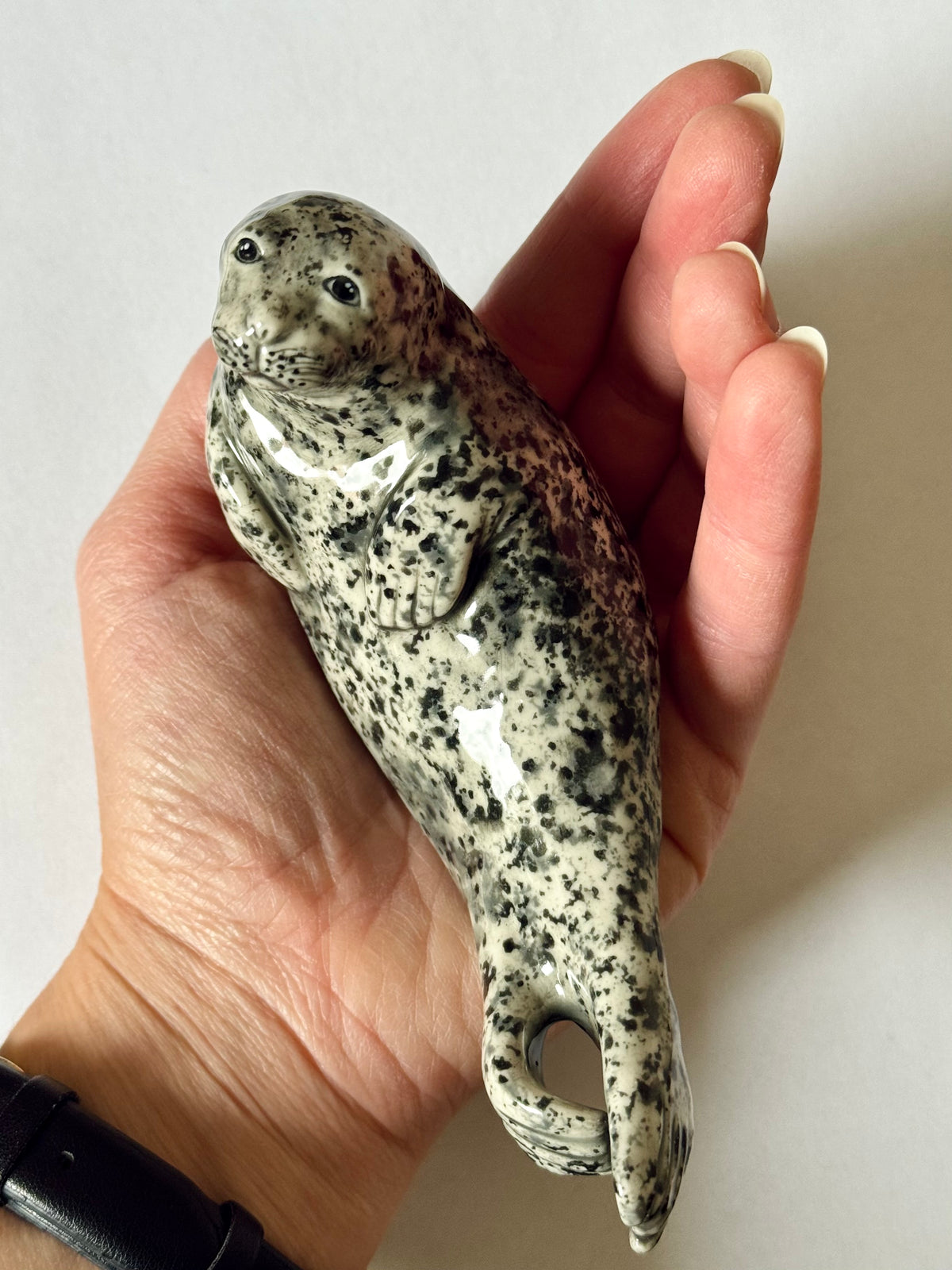 Ceramic Seal Figurine