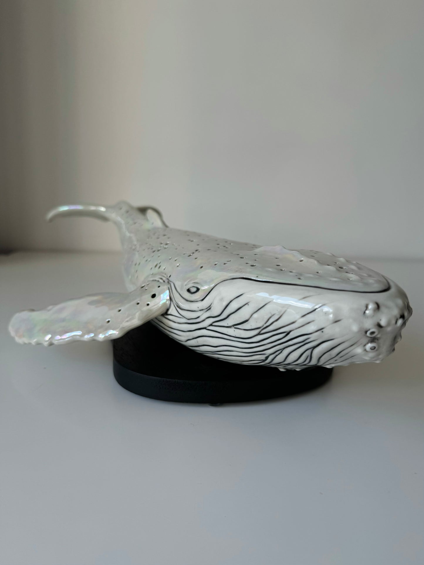 Porcelain Whale Lamp