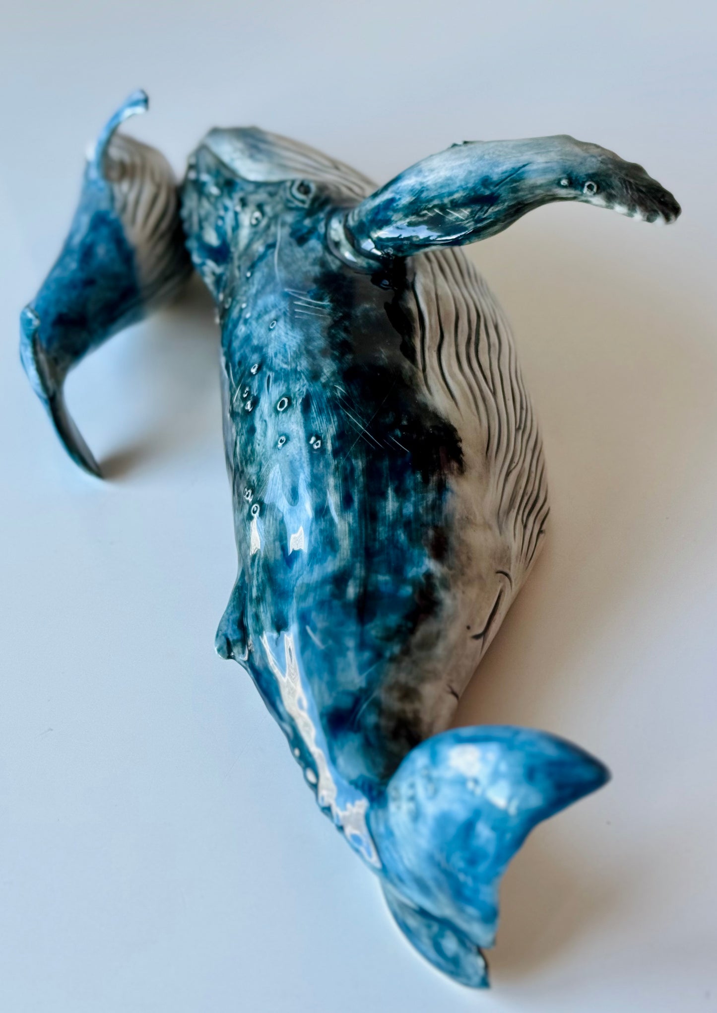 Humpback Whale Mother and Calf Wall Sculpture