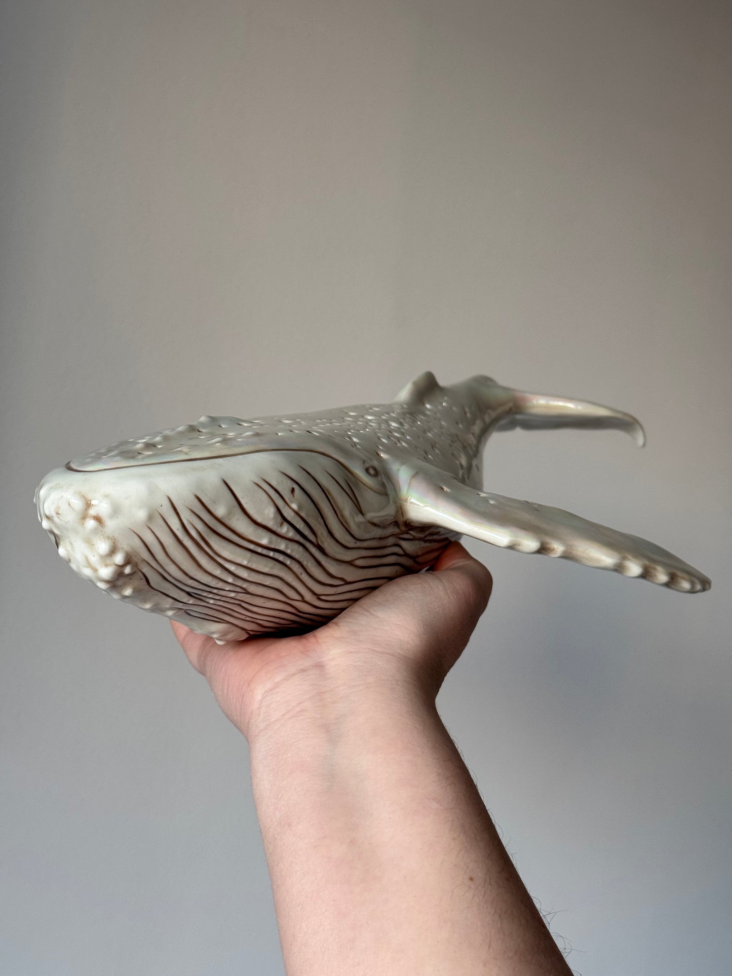 Porcelain Whale Lamp