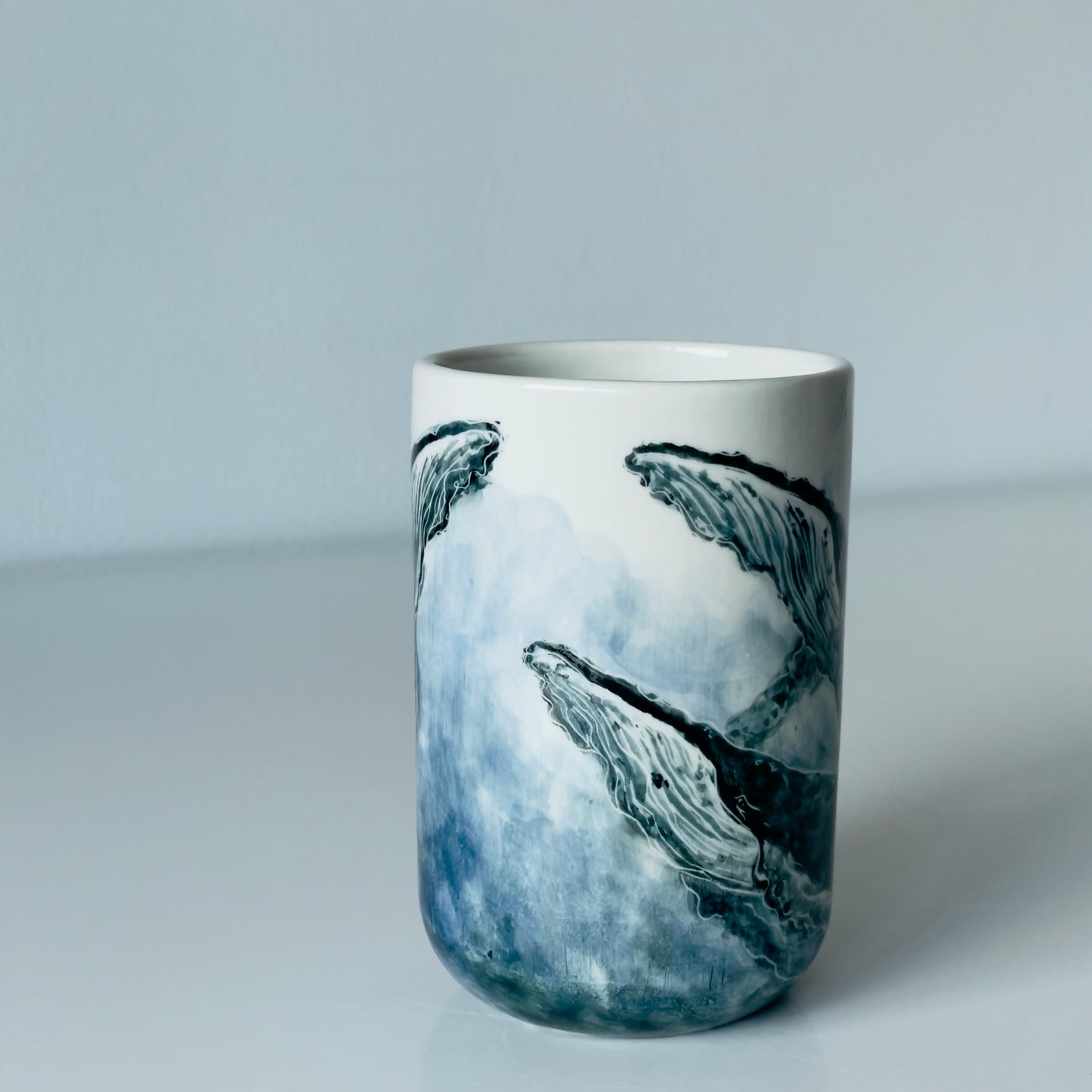 Porcelain Whale Mug