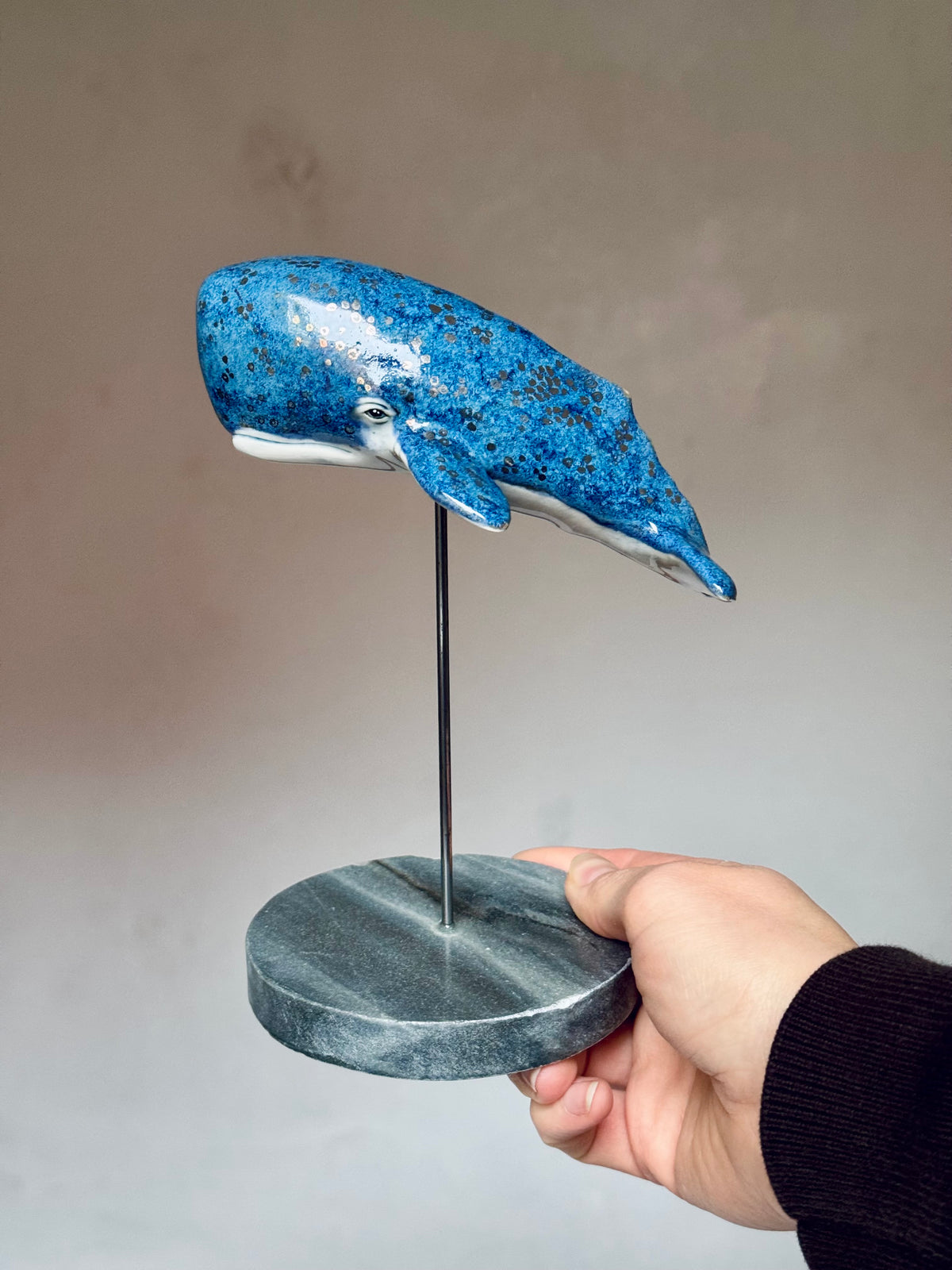 Cachalot on a stand