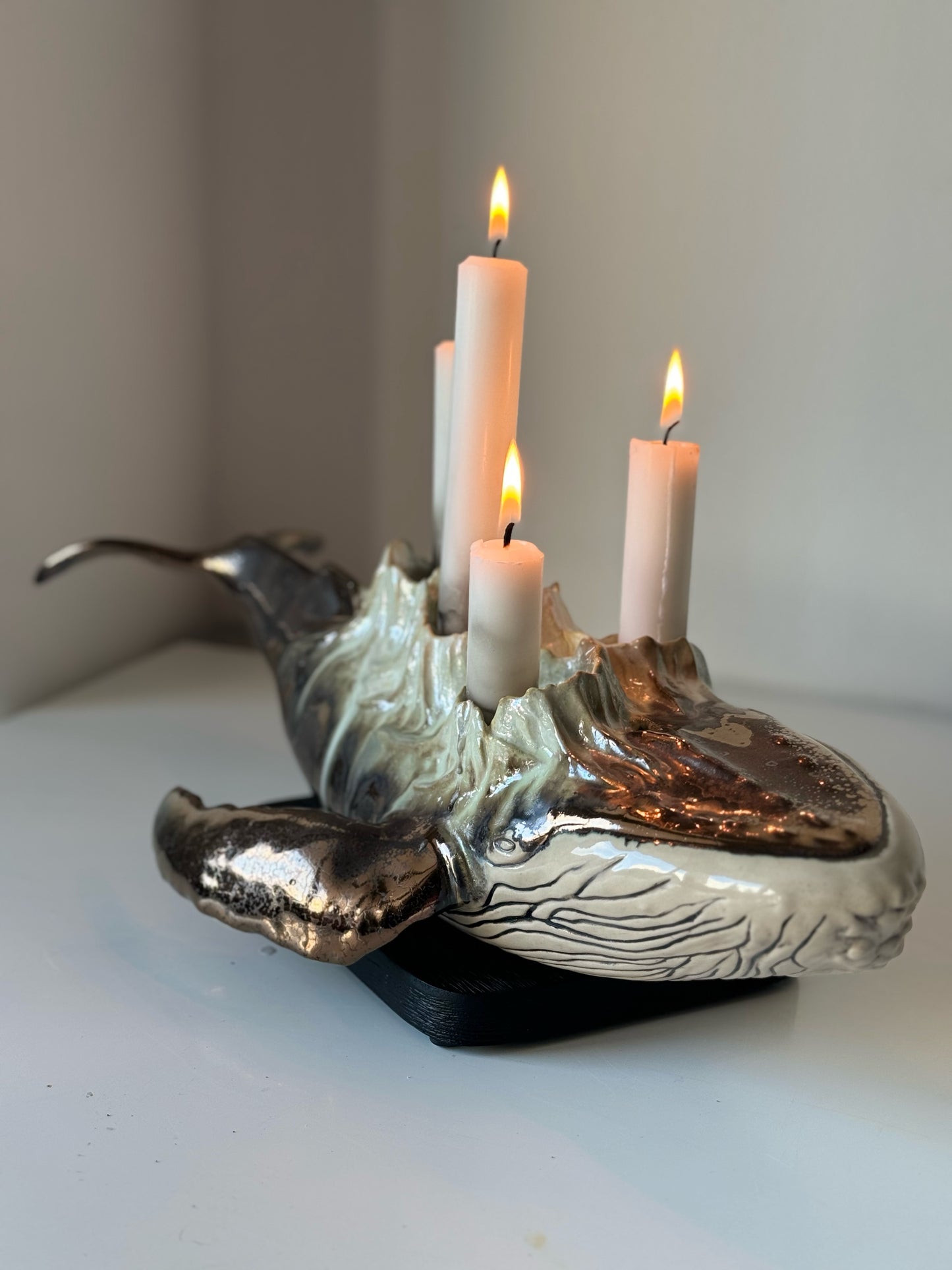 Humpback Whale Candle Holder