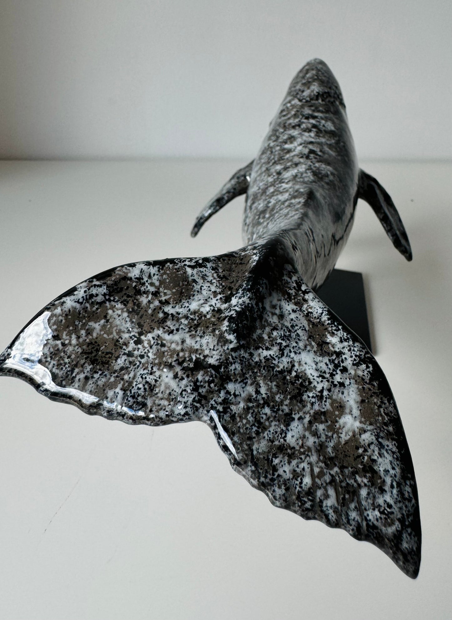 Gray whale on a stand