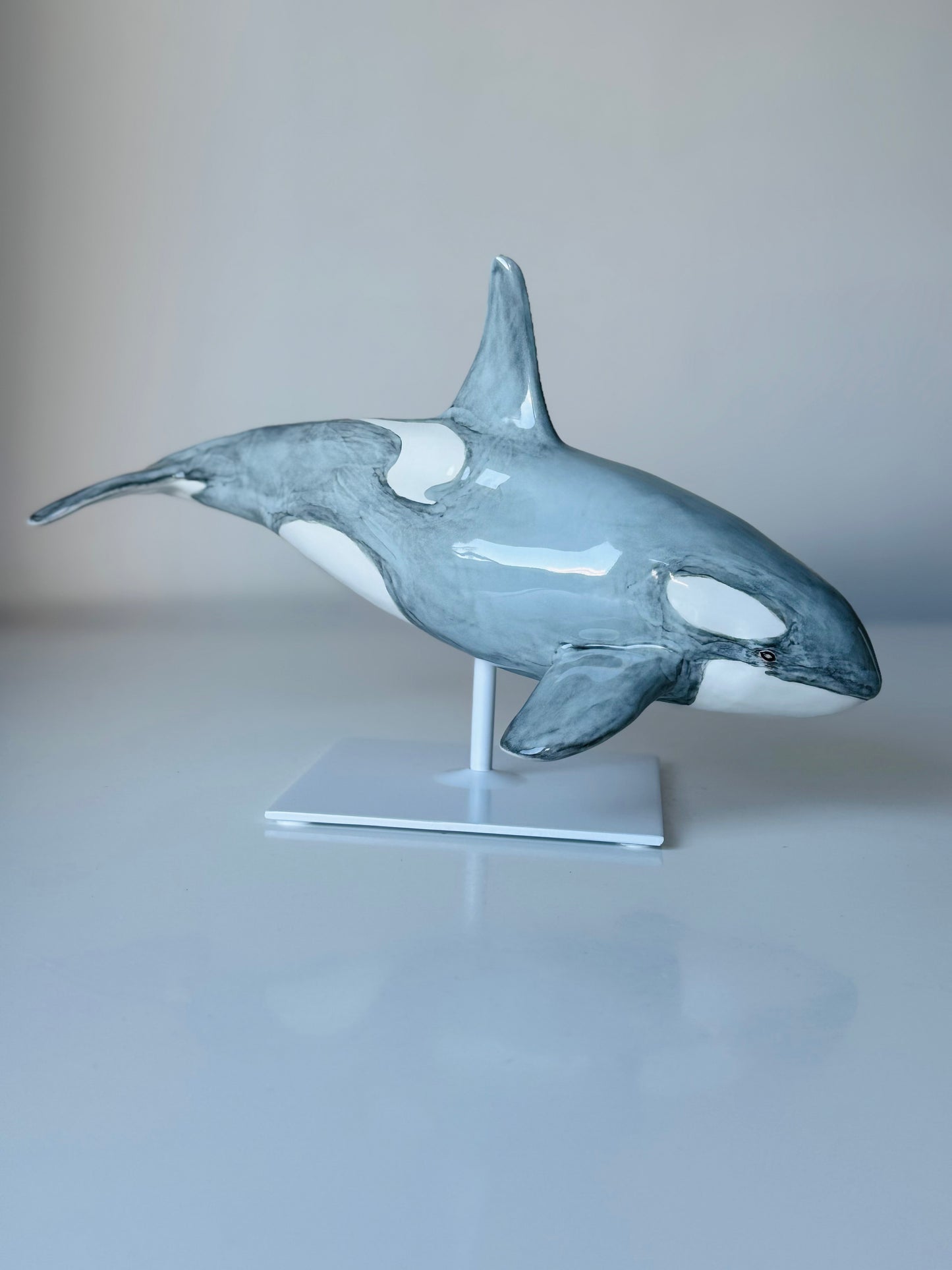 Orca Sculpture (Kintsugi)
