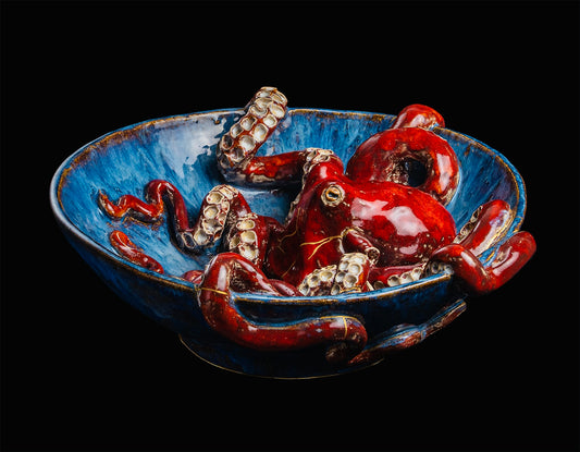Octopus Bowl (Kintsugi)