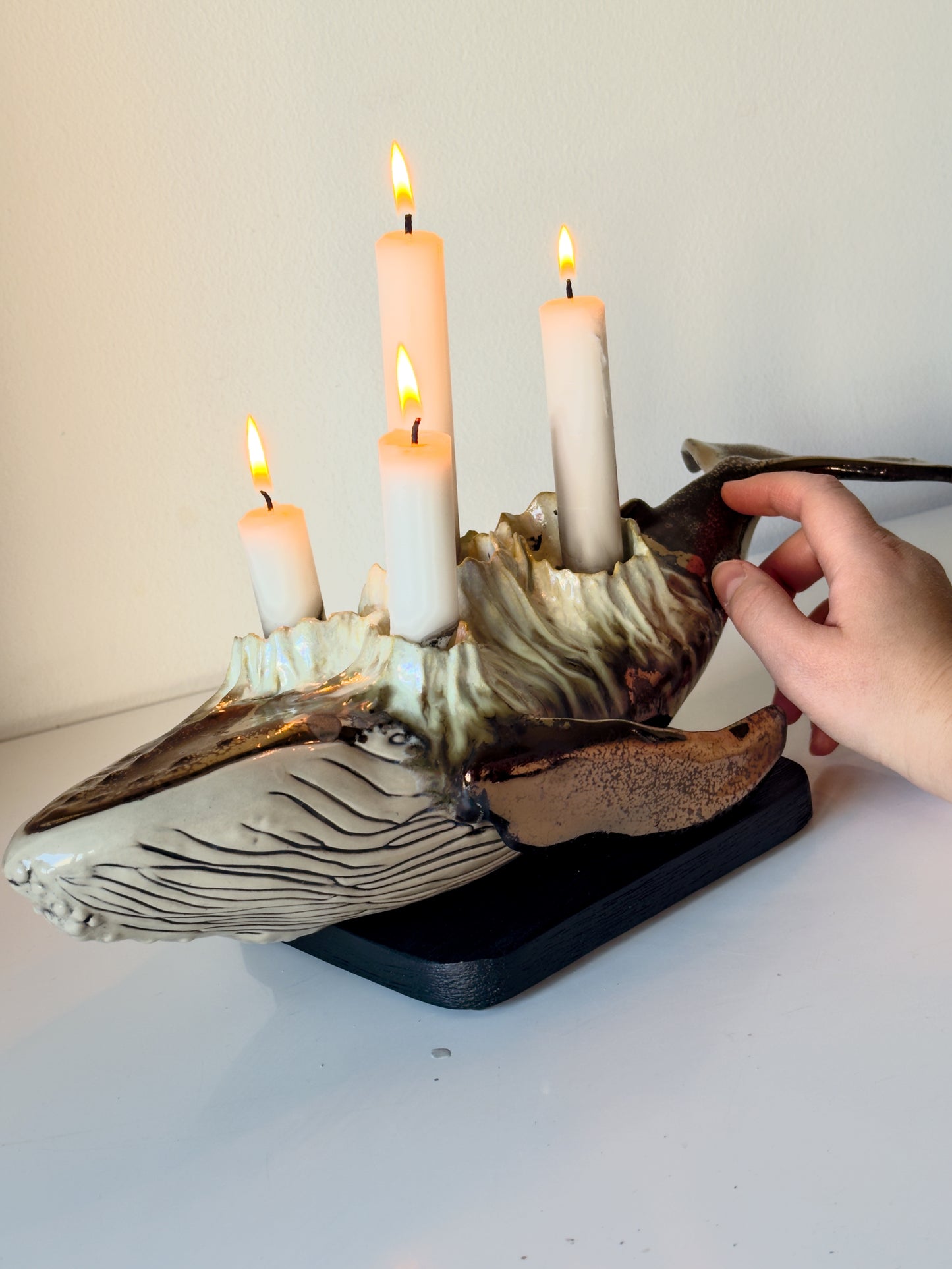 Humpback Whale Candle Holder