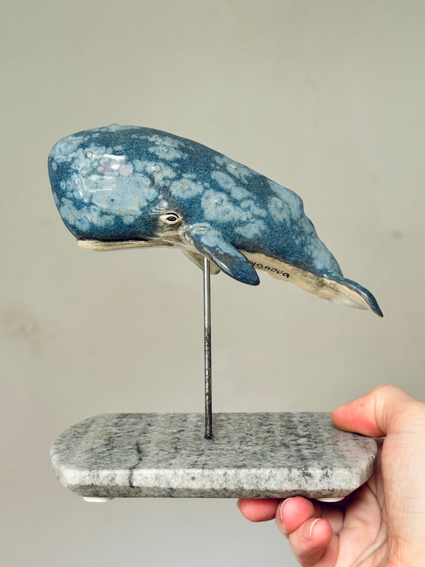 Cachalot on a stand