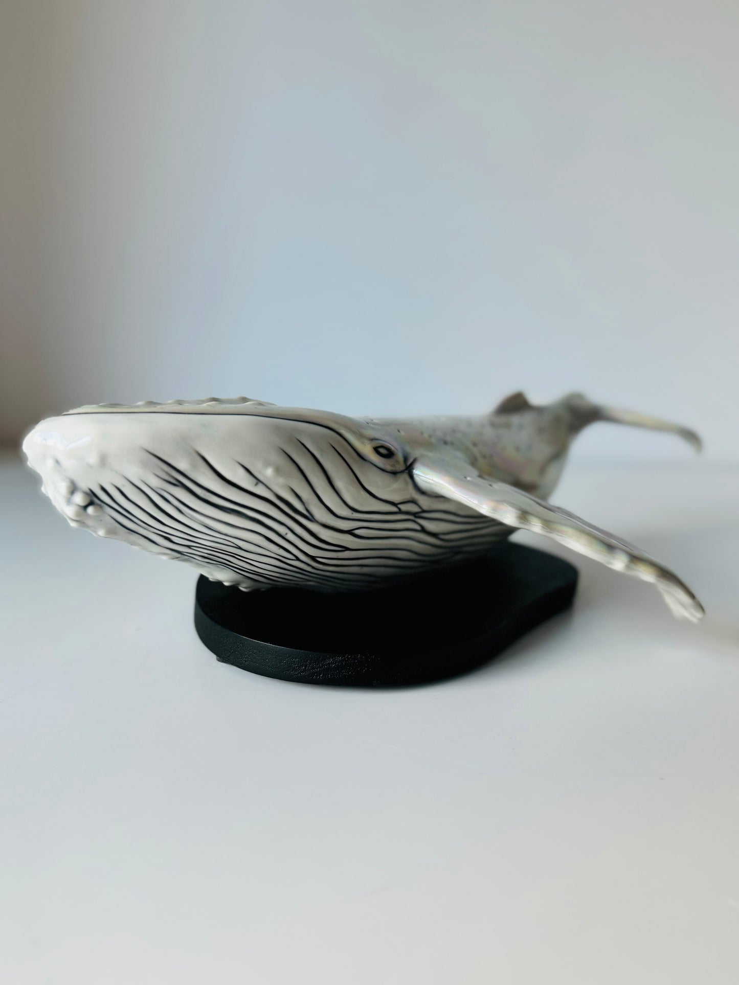 Porcelain Whale Lamp