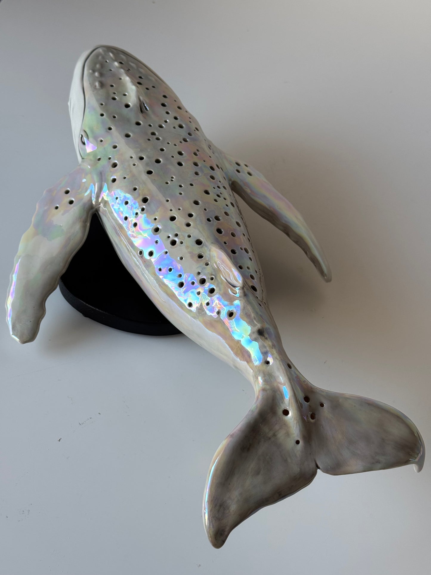 Porcelain Whale Lamp