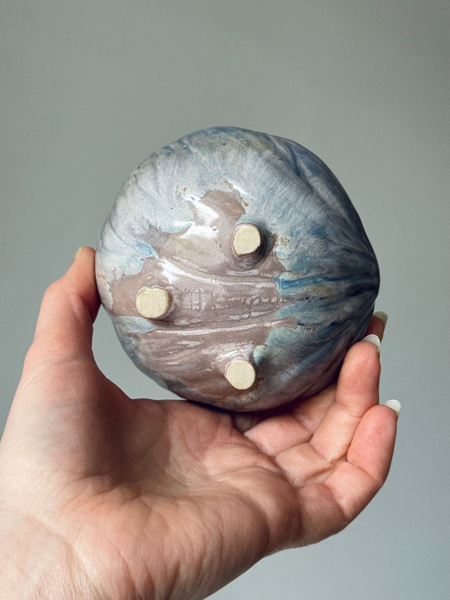 Shell-shaped plate