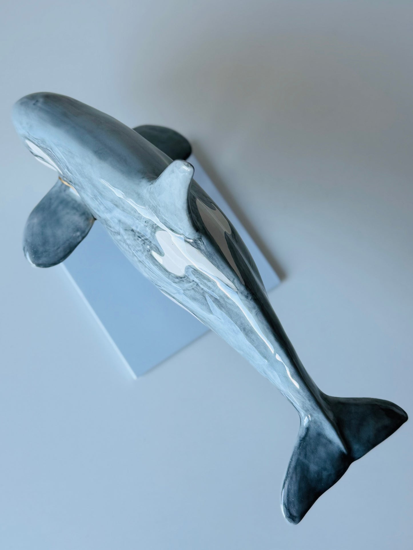 Orca Sculpture (Kintsugi)