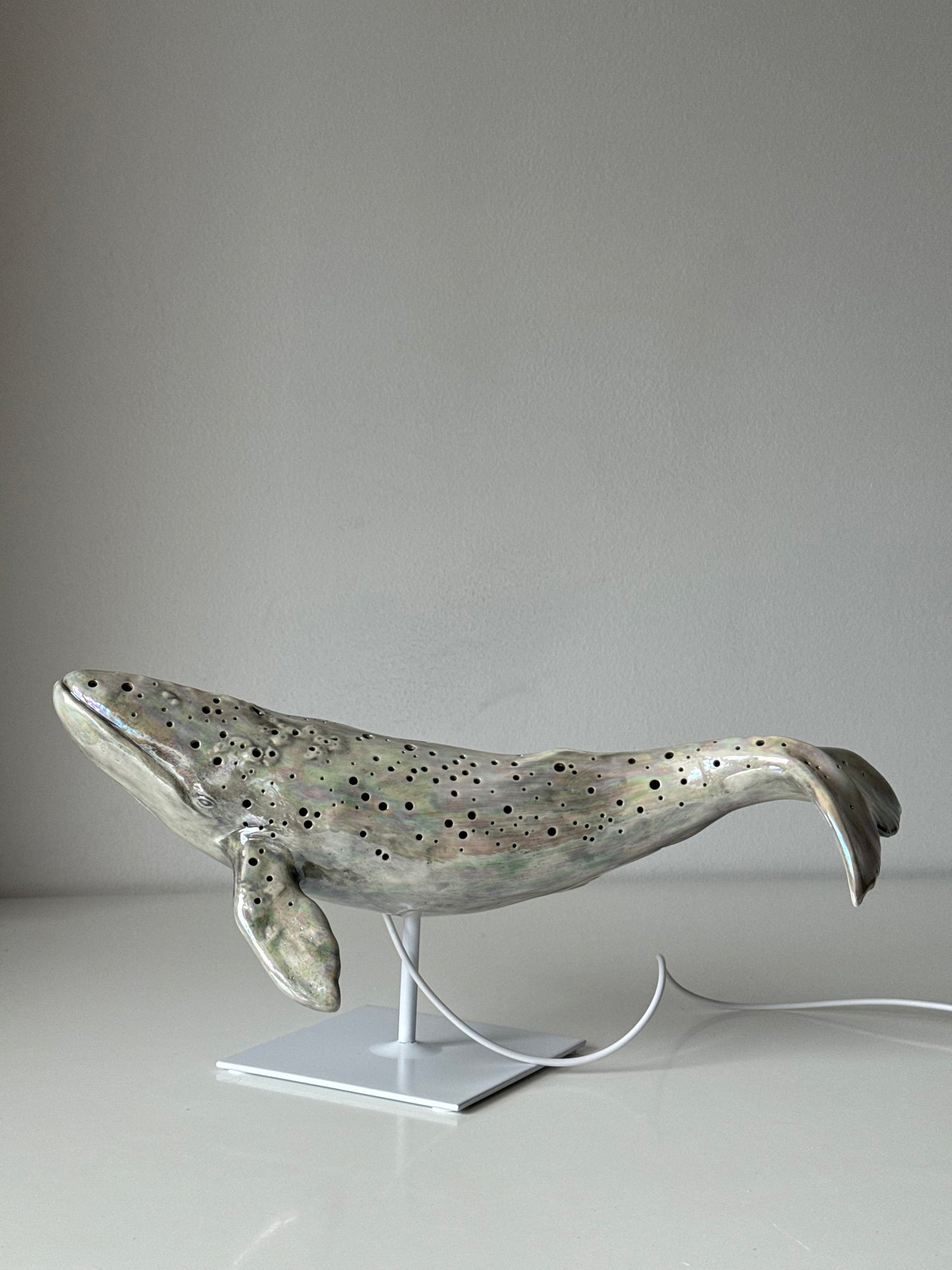 Gray whale lamp