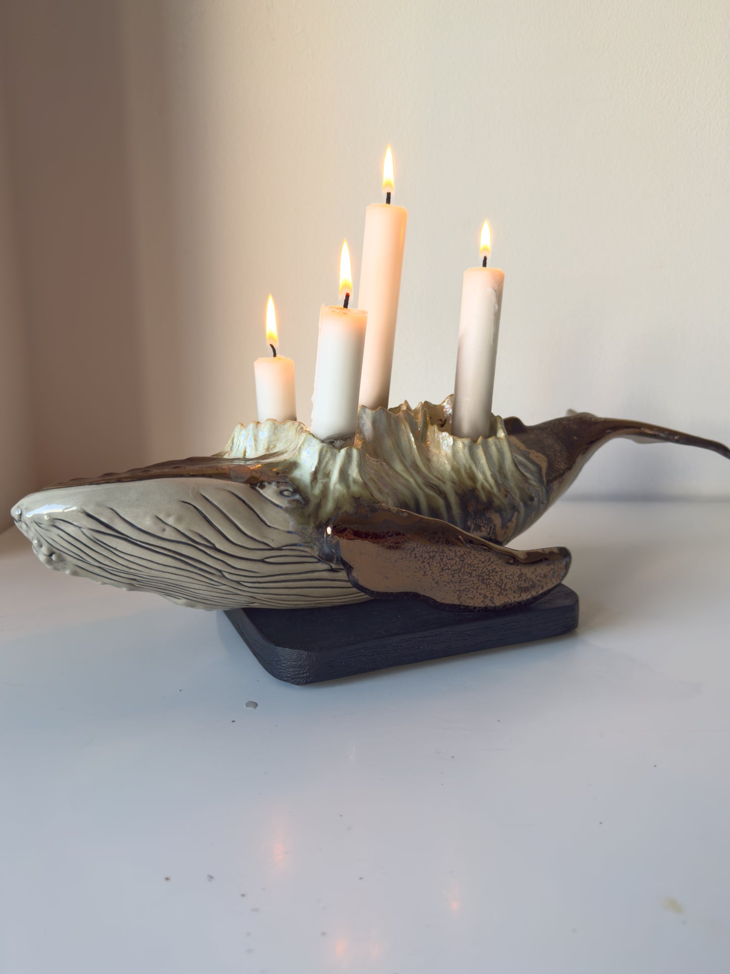 Humpback Whale Candle Holder