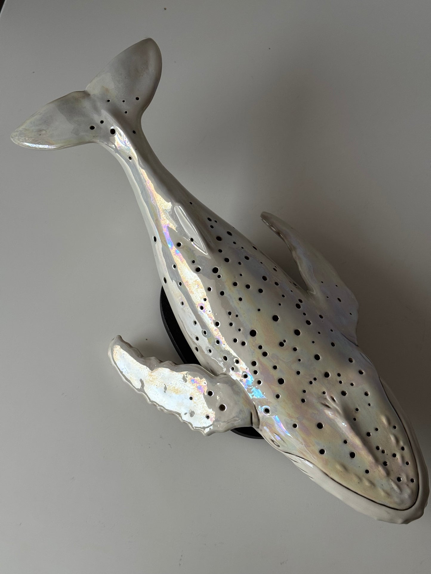 Porcelain Whale Lamp