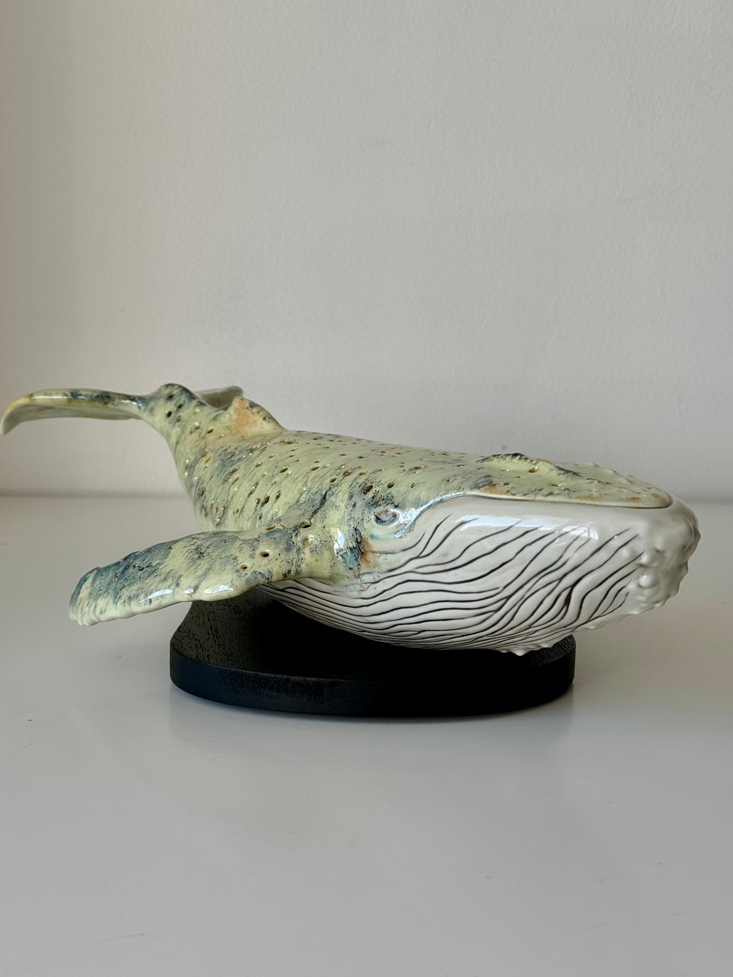 Porcelain Whale Lamp