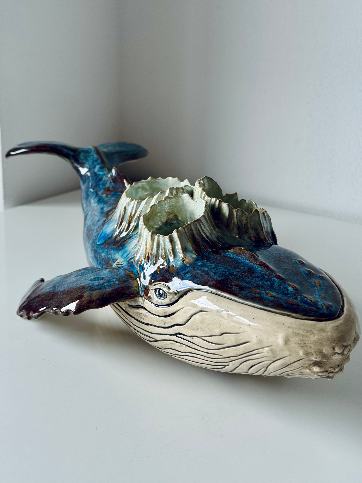 Humpback Whale Candle Holder