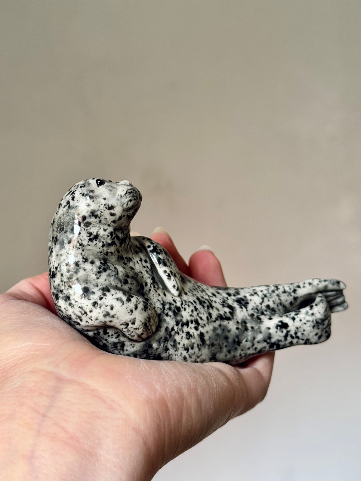 Ceramic Seal Figurine