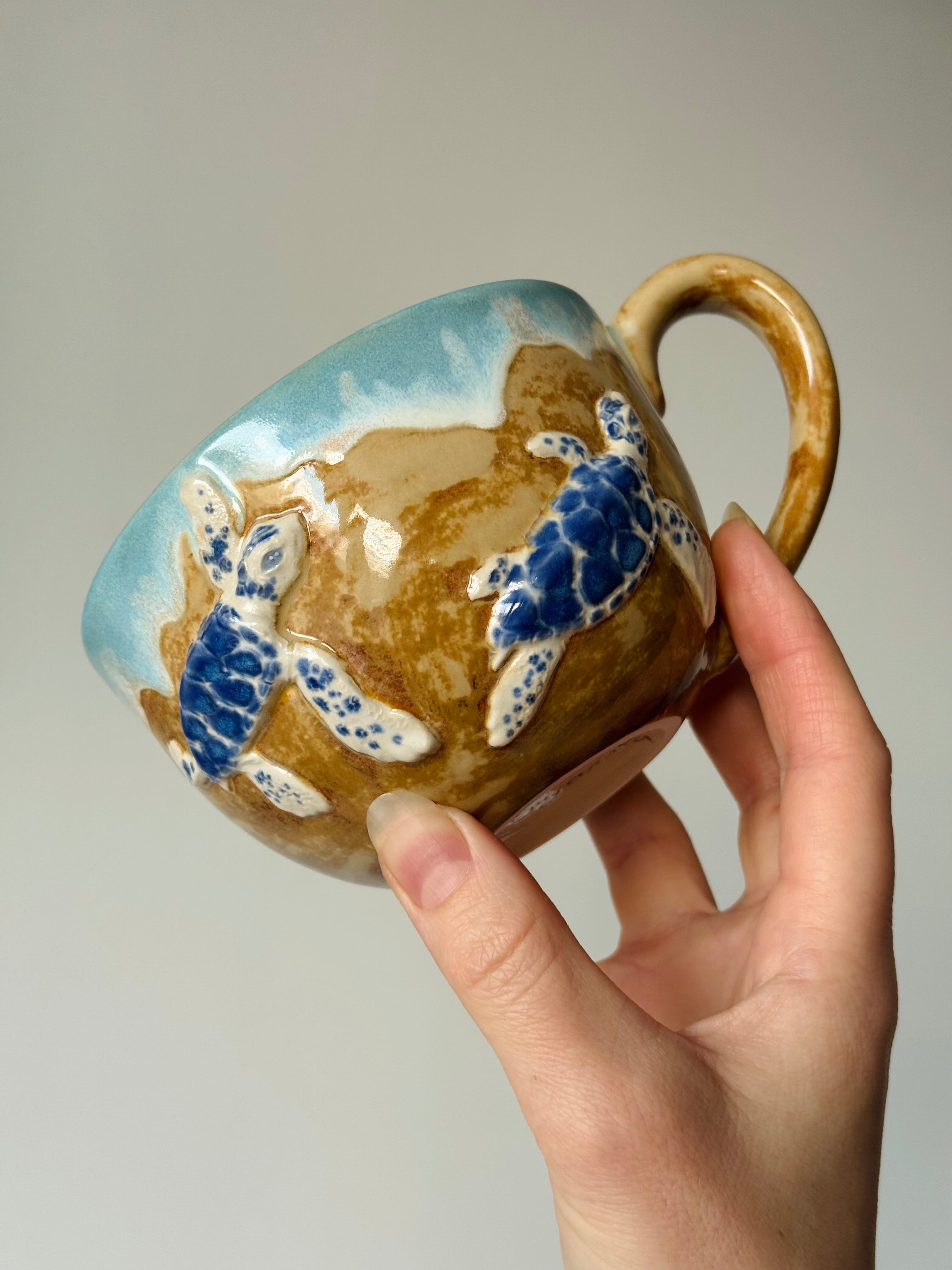 Sea Turtle Cup – Buyanova Ceramics