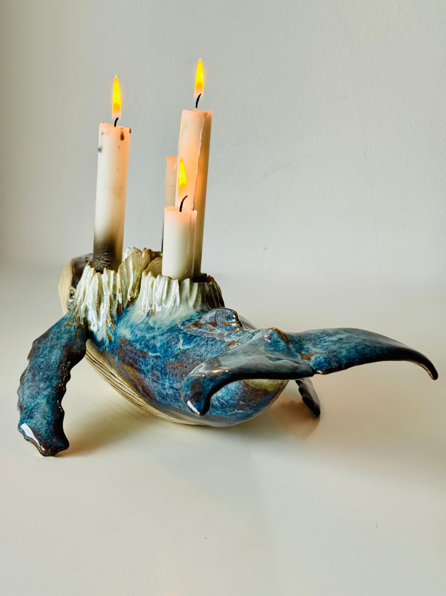 Humpback Whale Candle Holder