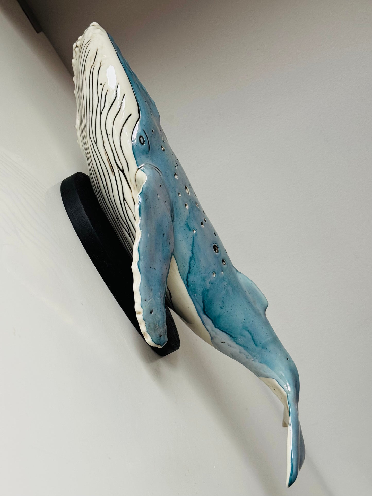 Porcelain Whale Lamp