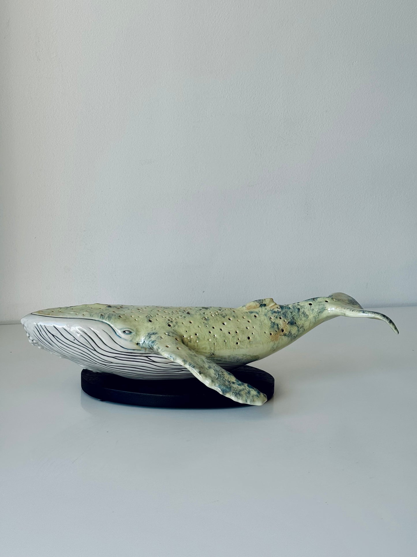 Porcelain Whale Lamp