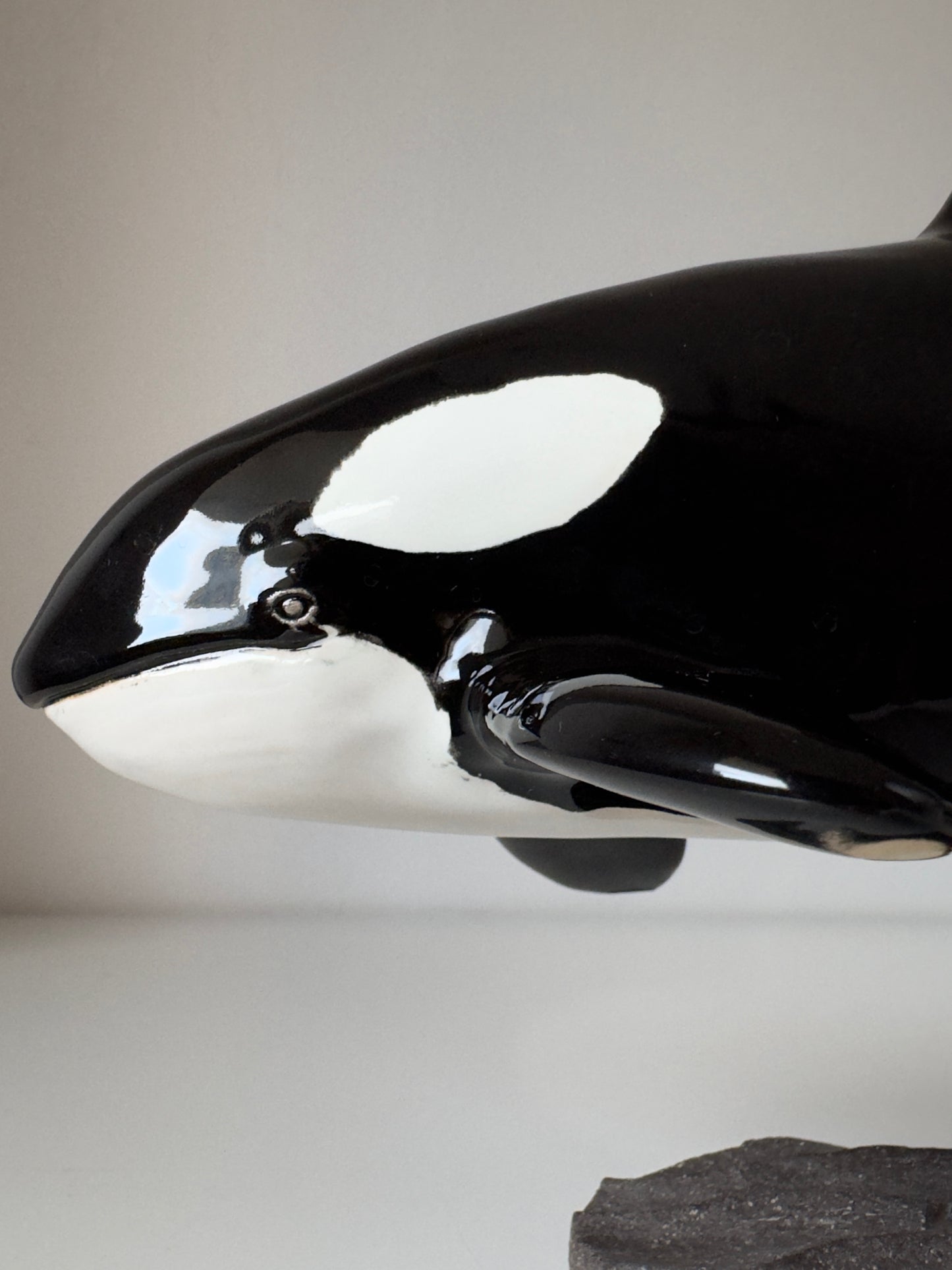 Orca on a ceramic stand