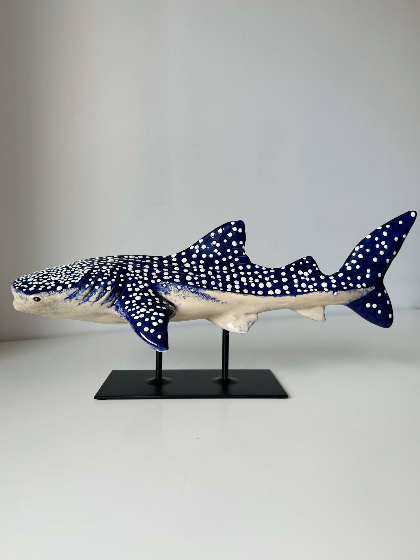 Whale Shark on a metal stand