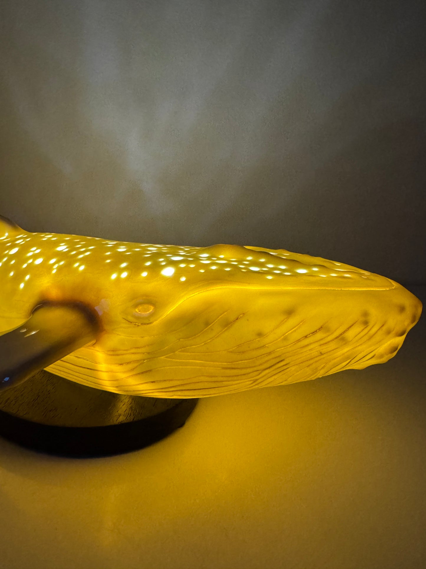 Porcelain Whale Lamp