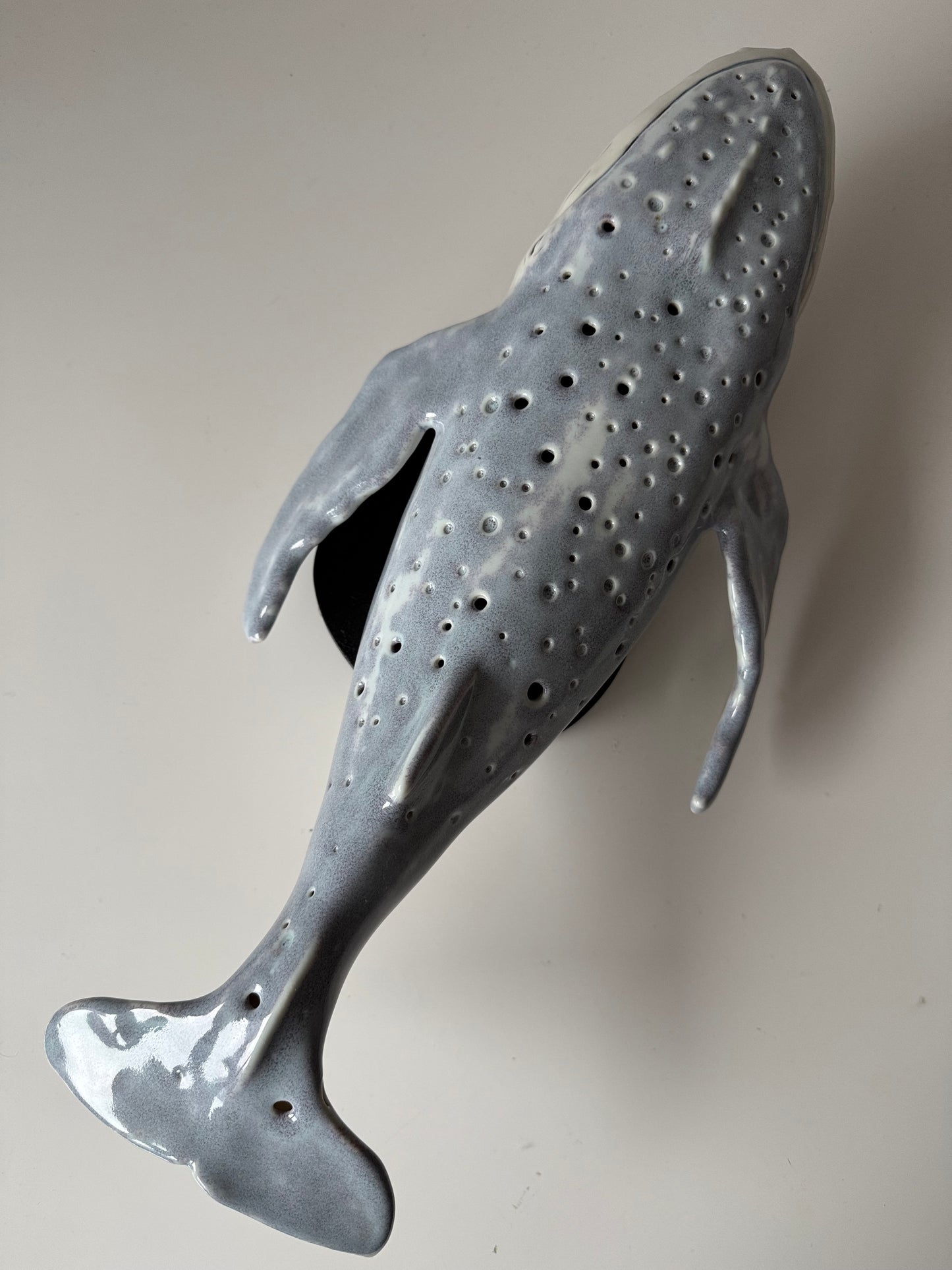 Porcelain Whale Lamp