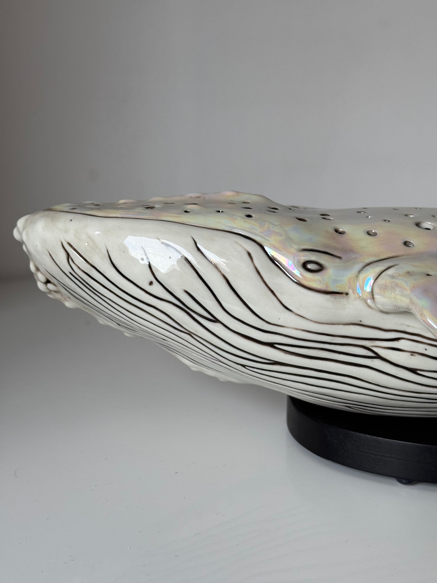 Porcelain Whale Lamp