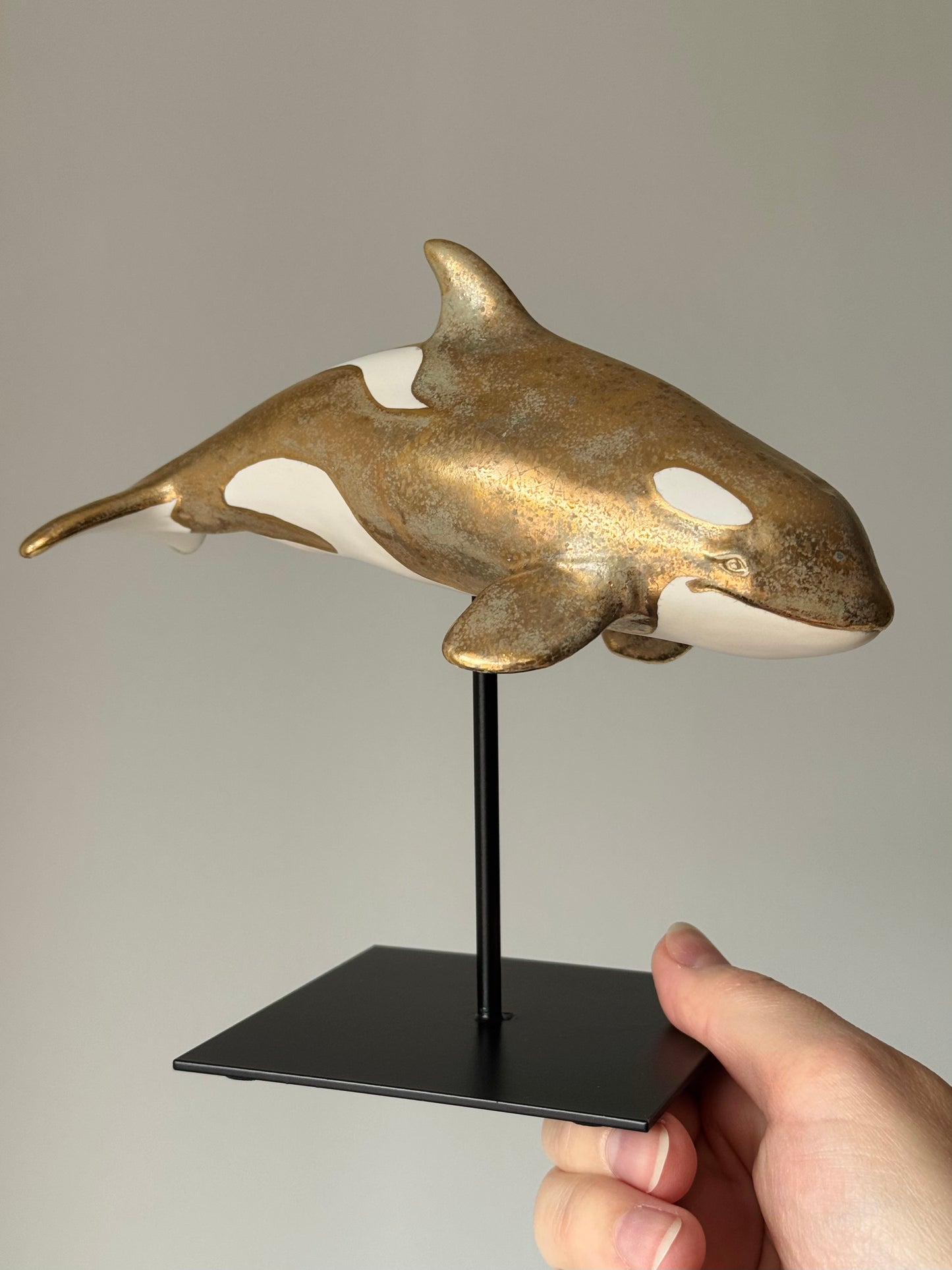 Matte Gold Baby Orca