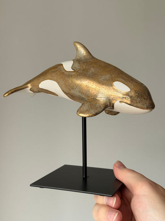 Matte Gold Baby Orca