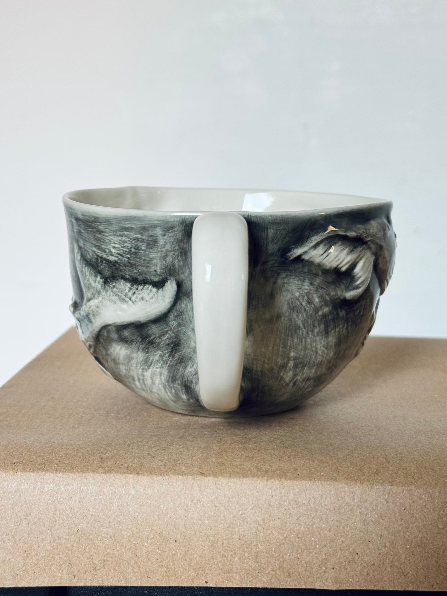 Porcelain Whale Cup