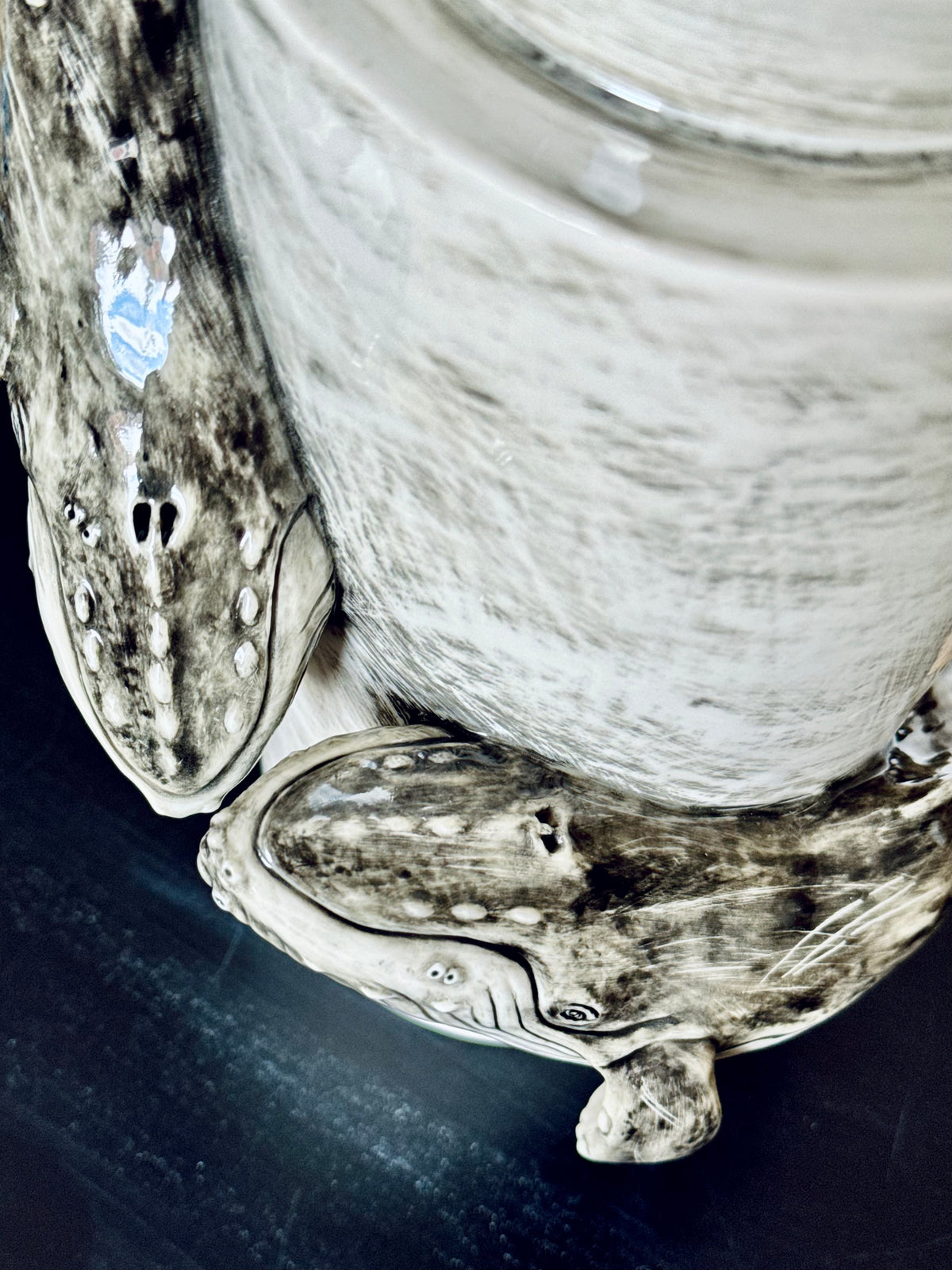 Ceramic Vase with a Whale