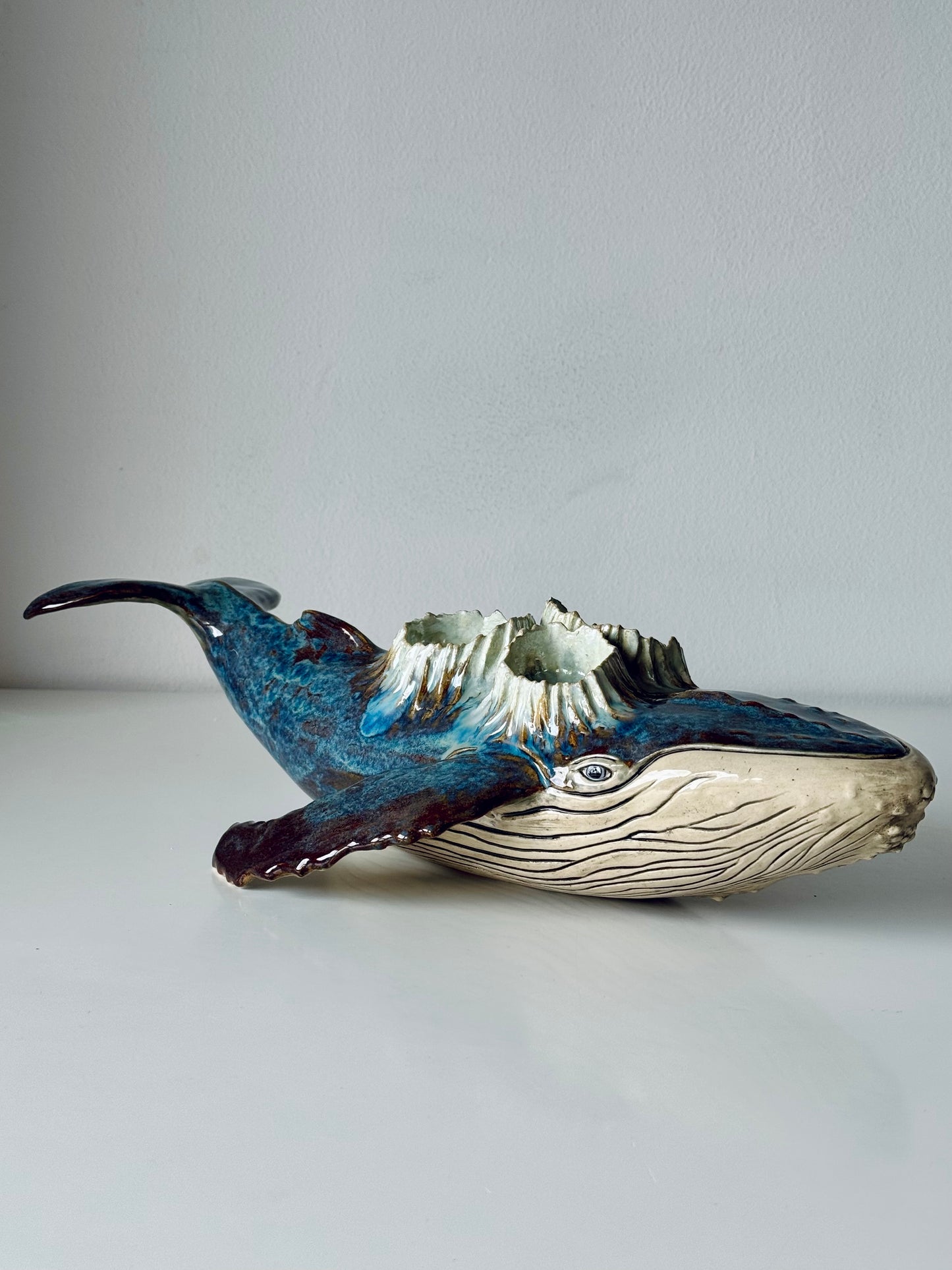 Humpback Whale Candle Holder