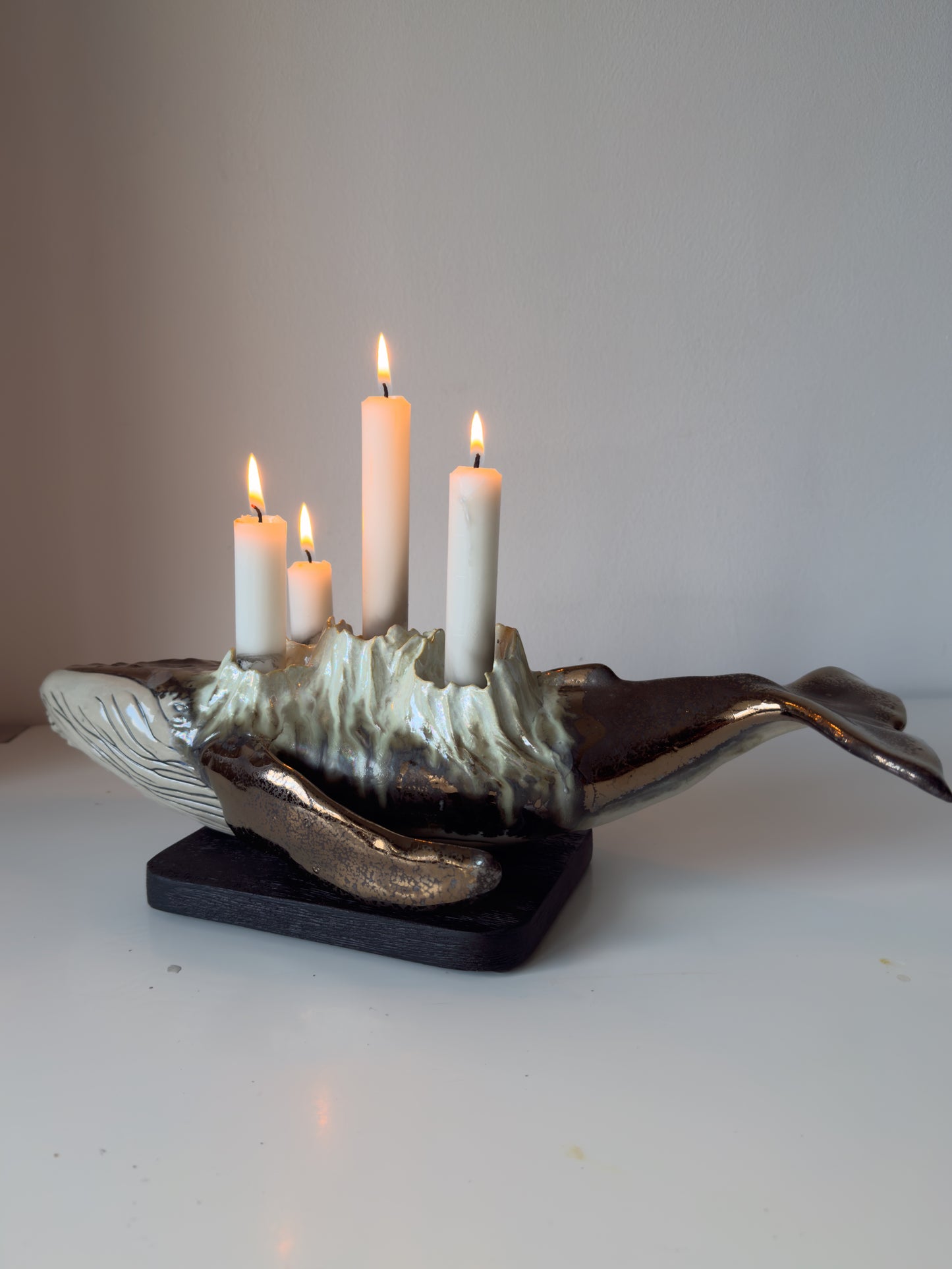 Humpback Whale Candle Holder