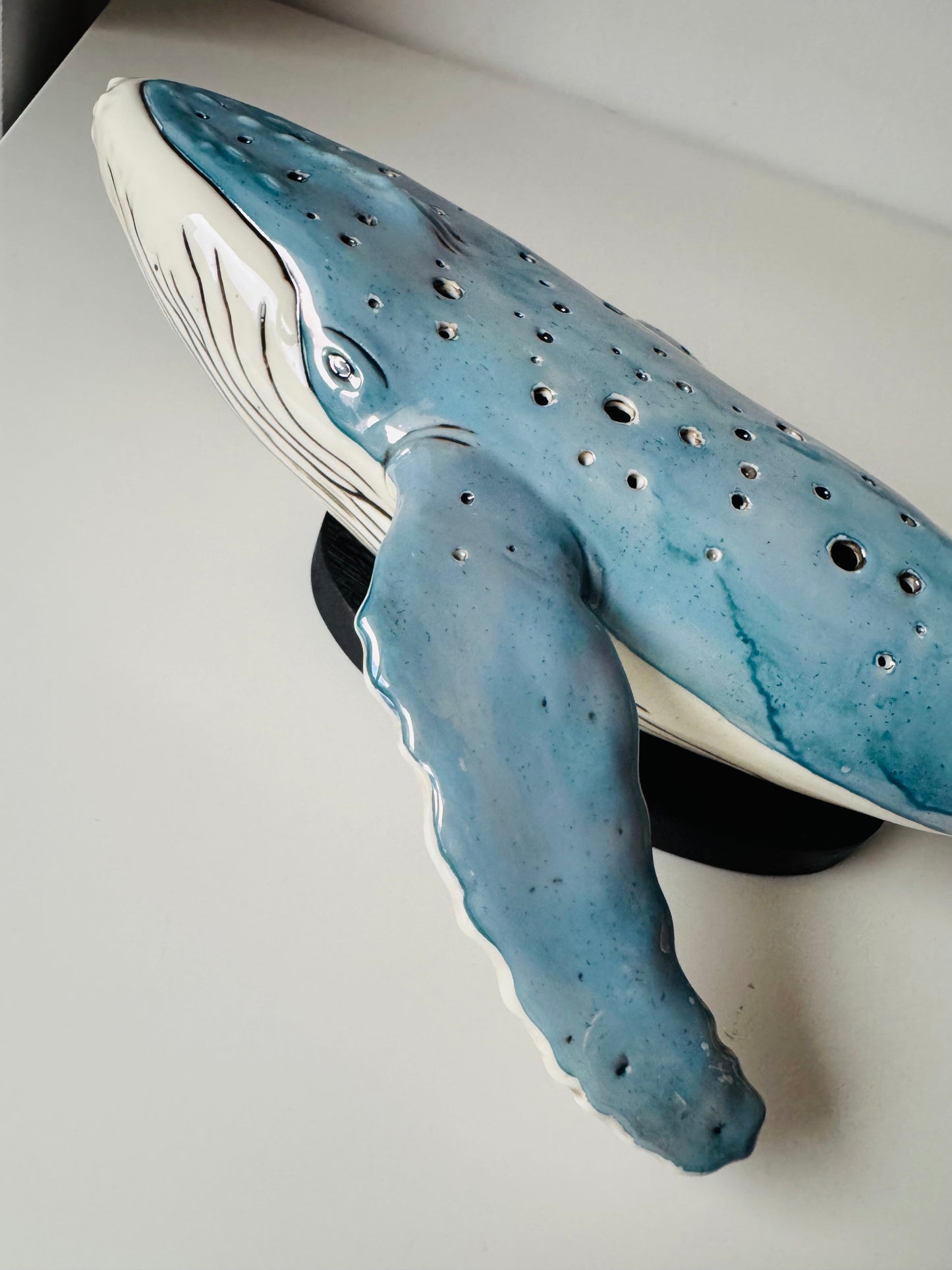 Porcelain Whale Lamp