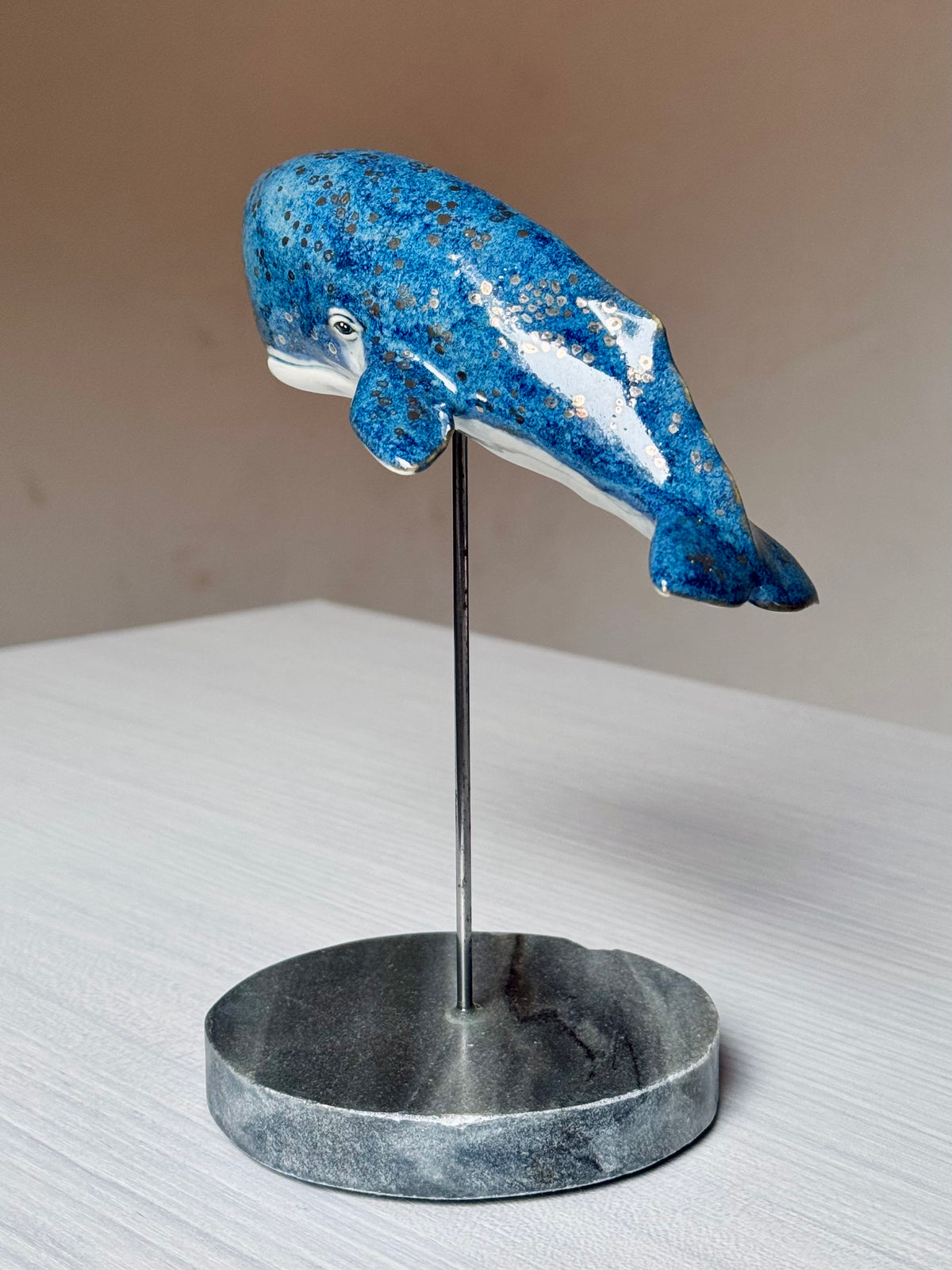 Cachalot on a stand