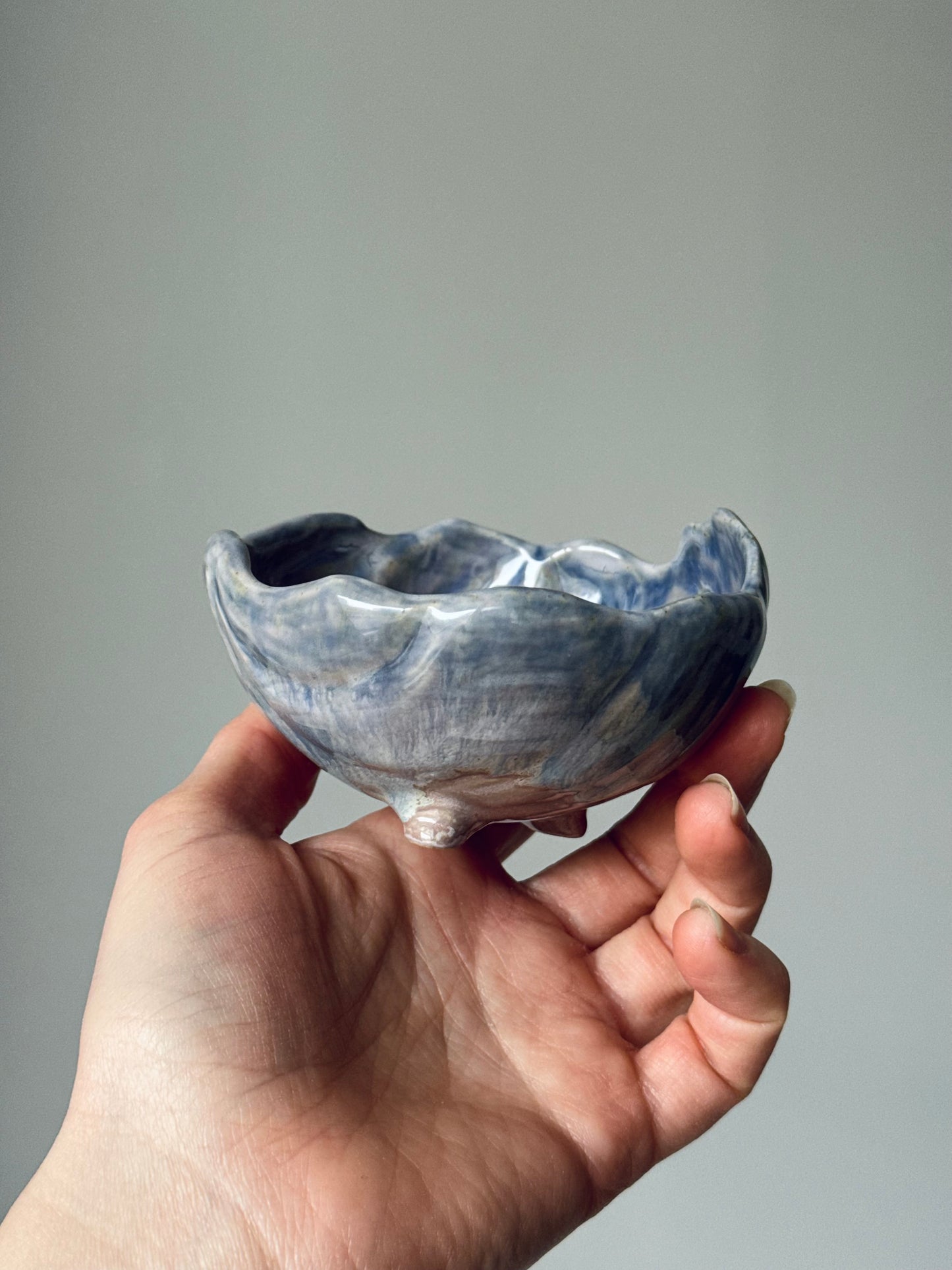 Shell-shaped plate