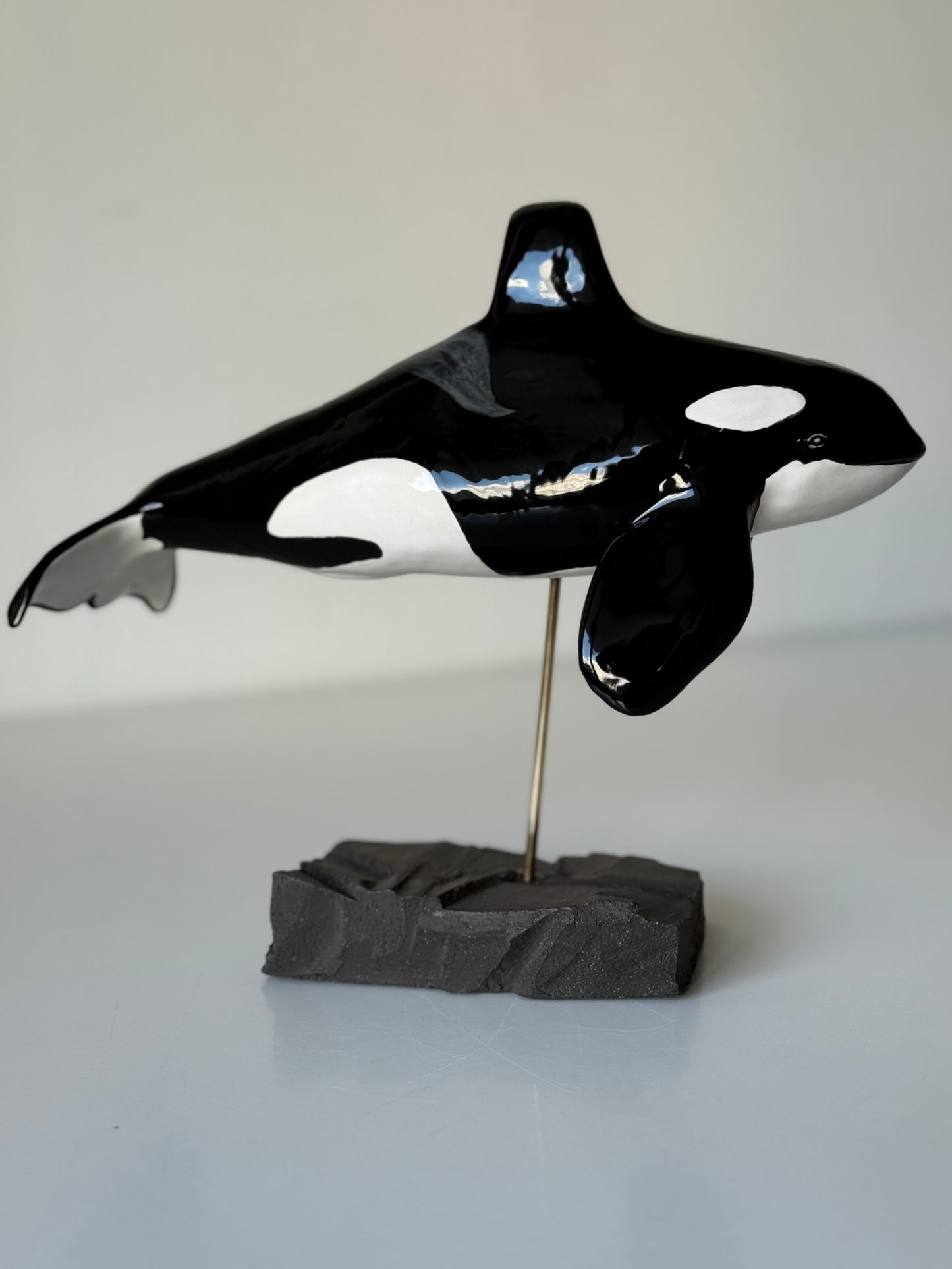 Orca Willy on a Stand