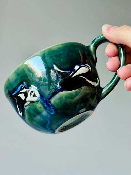 Flying Mantas Mug