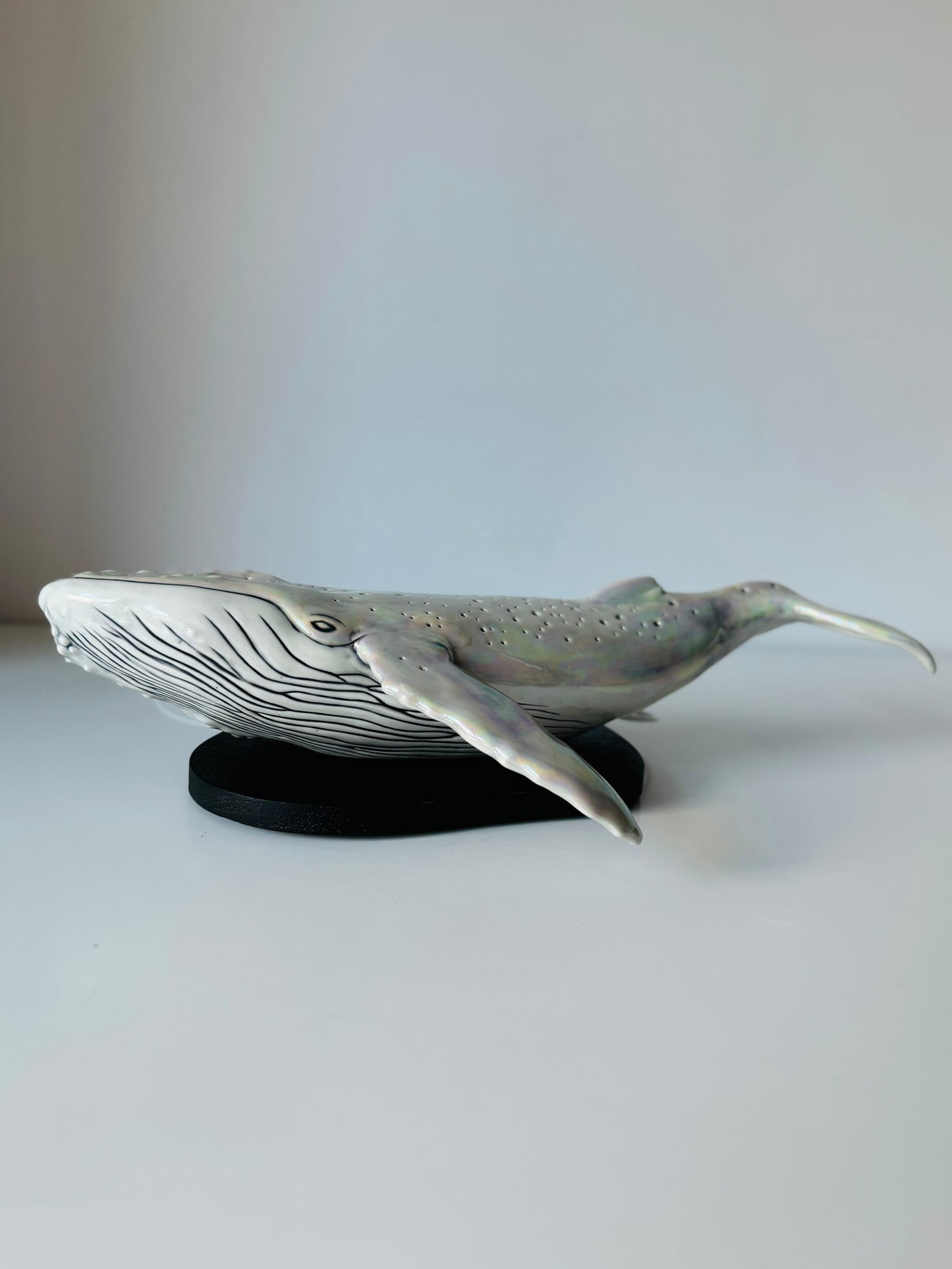 Porcelain Whale Lamp