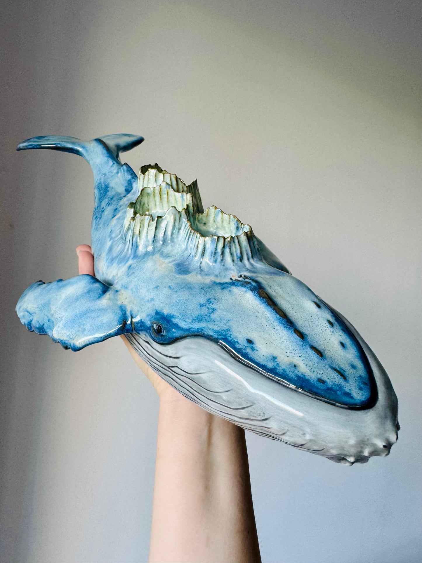 Humpback Whale Candle Holder